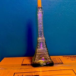 Glass bottle Eiffel Tower
